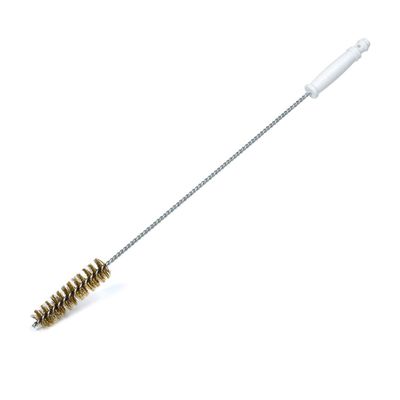 27" Deep Fryer Cleaning Brush Straight High-Temp Commercial Kitchen Tool - Heavy Duty Brass Bristles - Heat Resistant to 750F for Food Debris - Deep Fryer Cleaner Made in USA by FryOilSaver Co. B52C