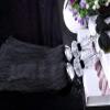 1 Pair Luxurious Crystal Beaded Curtain Tiebacks Creative Curtain Buckle Drapery Curtain Tassel Rope Tiebacks Curtain Holdbacks (Black) view 2