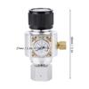 AUNMAS Mini CO2 Gas Regulator Carbonation Soda Water Pressure Reducing PipeThread Valve Adapter Homebrew DIY Accessory for Home view 2