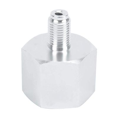 AUNMAS 3/8" to CGA320 CO2 Regulator Adapter, Aluminum Converter Fitting for Homebrew Beer, Kegging Systems, Leak Proof Gas Cylinder Connector Home Brewing Accessories
