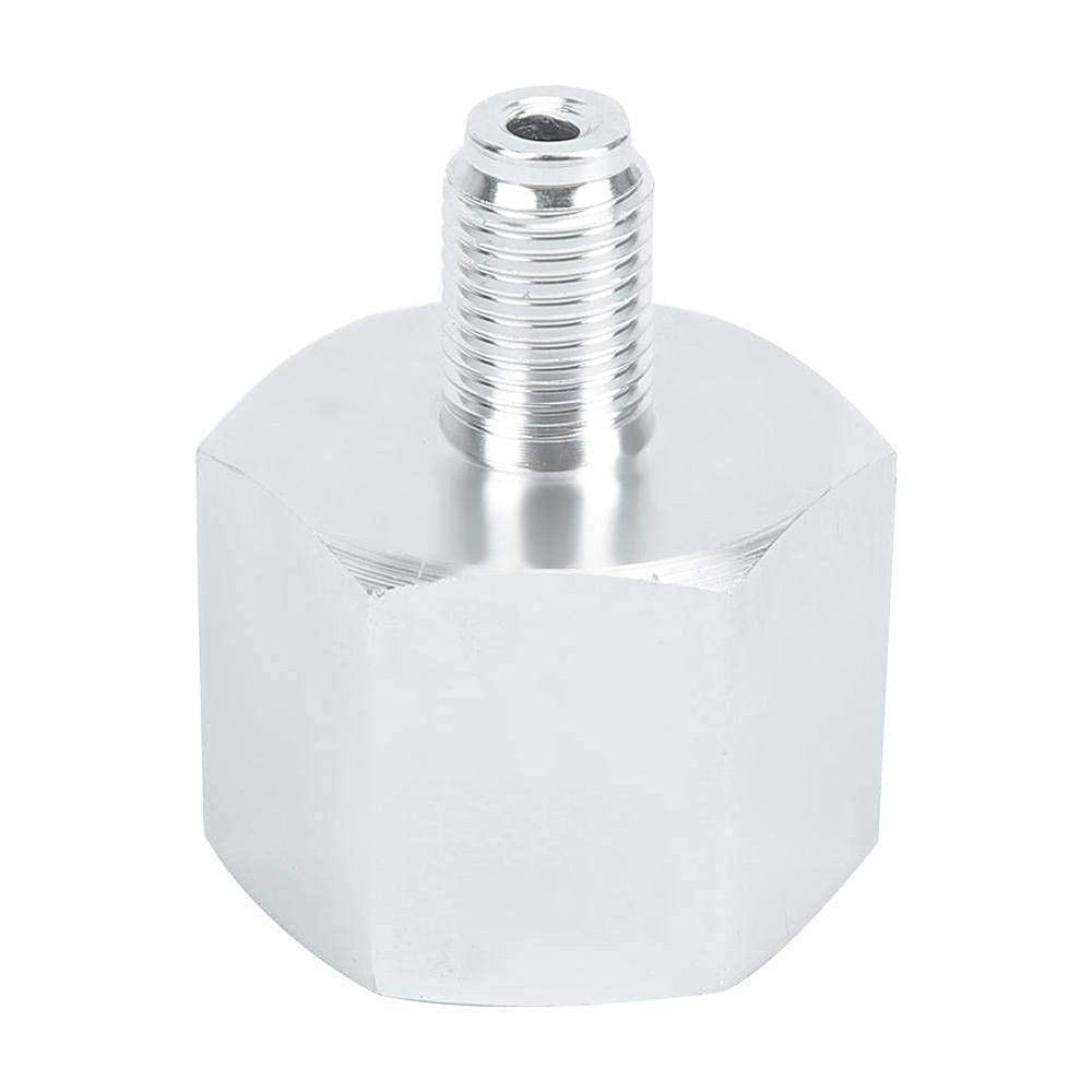 AUNMAS 3/8" to CGA320 CO2 Regulator Adapter, Aluminum Converter Fitting for Homebrew Beer, Kegging Systems, Leak Proof Gas Cylinder Connector Home Brewing Accessories