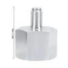 AUNMAS 3/8" to CGA320 CO2 Regulator Adapter, Aluminum Converter Fitting for Homebrew Beer, Kegging Systems, Leak Proof Gas Cylinder Connector Home Brewing Accessories view 2