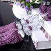 1 Pair Luxurious Crystal Beaded Curtain Tiebacks Creative Curtain Buckle Drapery Curtain Tassel Rope Tiebacks Curtain Holdbacks (Purple) view 1