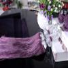 1 Pair Luxurious Crystal Beaded Curtain Tiebacks Creative Curtain Buckle Drapery Curtain Tassel Rope Tiebacks Curtain Holdbacks (Purple) view 2