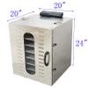 TECHTONGDA 15 Layers Commercial Food Dehydrator Dryer 304 Stainless Steel Air Dry Machine Fruit Vegetable Pet Meat view 2