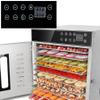 TECHTONGDA 30 Layers Commercial Food Dehydrator Dryer 304 Stainless Steel Air Dry Machine Fruit Vegetable Pet Meat view 4