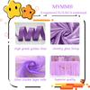 MYMM 9FT(108 * 31 in) Purple Tulle Tutu Table Skirt, Wedding Bridesmaid, Baby Party Skirt, Rectangle Or Round Decorative Table Decoration, Fashion Deluxe Romantic Birthday Party Shower(Wave) view 3