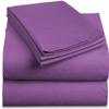 Bedding Castle, 800 Thread Count Luxury Egyptian Cotton 4pc Sheet Set - Stain Wrinkle Fade Resistant, 11 inch Deep Pocket Bedding Set (Full, Purple) view 1