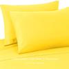 Bedding Castle, 800 Thread Count Luxury Egyptian Cotton 4pc Sheet Set - Stain Wrinkle Fade Resistant, 11 inch Deep Pocket Bedding Set (Full XL, Yellow) view 3