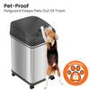 iTouchless 8 Gal Sensor Kitchen Trash Can with Odor Filter & Pet Lock Lid view 2