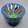 16" ROUND TALAVERA SINK ceramic bathroom vessel sink, mexican handmade folk art view 1