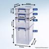 Bankers Box ProStore Plastic Storage Box Bonus Pack - 2 x 5.5 Litre, 1 x 18.5 Litre & 1 x 10 Litre view 2