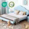 Amazon Basics Memory Foam Mattress, Soft Plush Feel, Queen, White/Grey, 80 x 60 x 6 inches (LxWxH) view 3