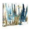 The Oliver Gal Artist Co. Abstract Wall Art Canvas Prints 'Belief' Paint Home Dcor, 16" x 16", Gold, Blue view 2