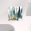 The Oliver Gal Artist Co. Abstract Wall Art Canvas Prints 'Belief' Paint Home Dcor, 16" x 16", Gold, Blue view 4