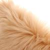 LOVEHOME Square Sheepskin Chair Cushion,Fluffy Wool Car Interior Seat Cover,Soft Seat Cushion Warm Fit for Auto Square Table-Brown 40x40cm(16x16inch) view 3