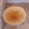 LOVEHOME Australia Sheepskin Seat Cushion,Genuine Wool Seat Cover,Round Fluffy Faux Chair Cushion Plush Seat Pads for Barstool Or Stool-k 40x40cm(16x16inch) view 1