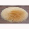 LOVEHOME Australia Sheepskin Seat Cushion,Genuine Wool Seat Cover,Round Fluffy Faux Chair Cushion Plush Seat Pads for Barstool Or Stool-k 40x40cm(16x16inch) view 2