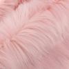 LOVEHOME Round Wool Seat Cushion,Sheepskin Chair Cover,Soft Fur Chair Pads Fluffy Seat Cover Cushions for Stool Or Barstool-Pink 50x50cm(20x20inch) view 2