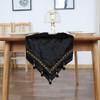 Table Runners AGYH Living Room Tea Table American Table Flag Tablecloth European Black Dining Table Cloth Bed Flag Jacquard placemat Table Flag 30 * 220cm (Size : 30 * 180cm) view 1