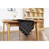 Table Runners AGYH Living Room Tea Table American Table Flag Tablecloth European Black Dining Table Cloth Bed Flag Jacquard placemat Table Flag 30 * 220cm (Size : 30 * 180cm) view 2