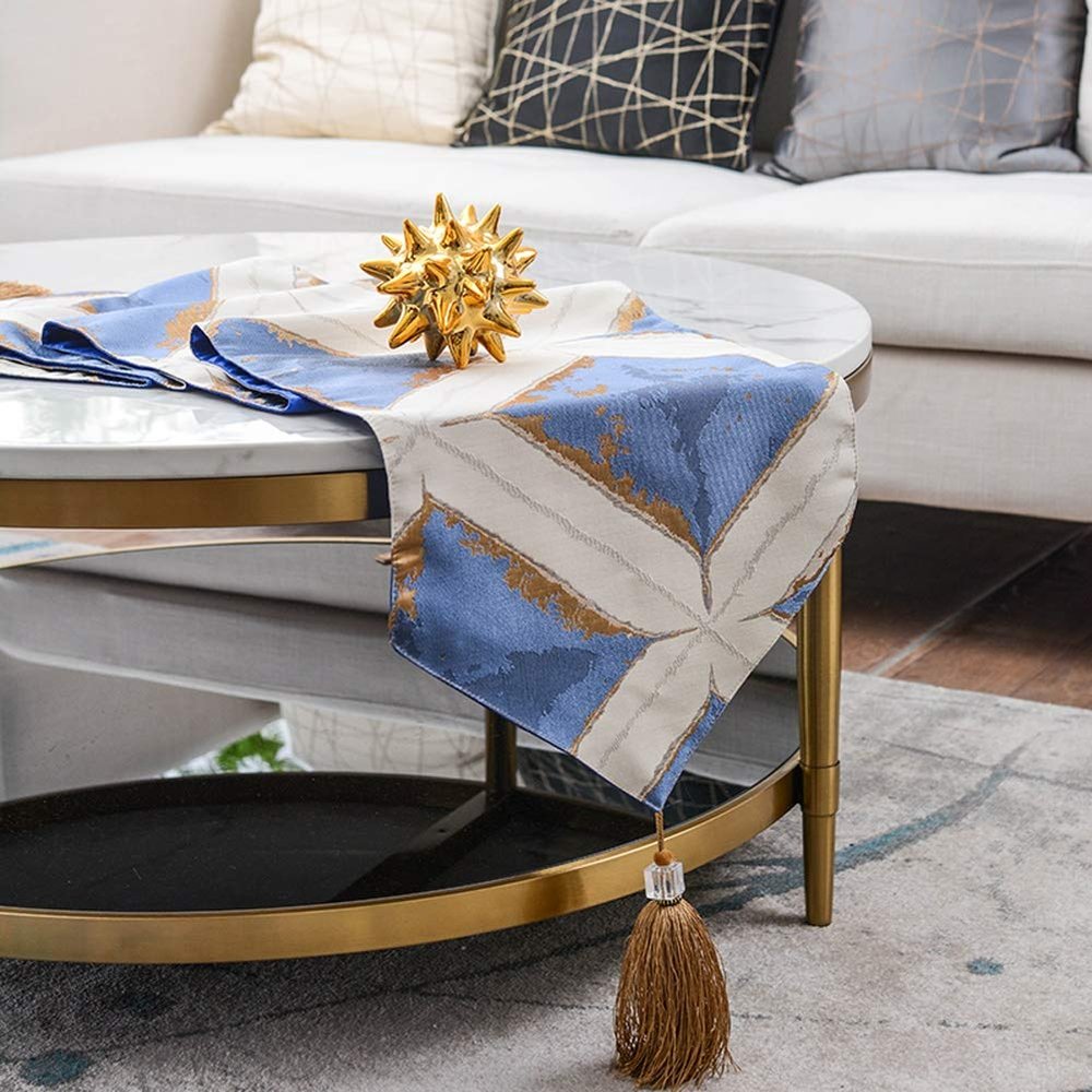 Table Runners AGYH Nordic Grand Lange Dining Table Table Flag Modern Minimalist European Fresh Tea Table Flag Cloth Tablecloth Bed Flag 32 * 200cm