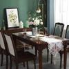 Table Runners AGYH Simple European lace Embroidery Table Flag Coffee Table Table Decoration Tablecloth Bed Flag Shoe Cabinet Fabric 40 * 250cm (Size : 40 * 250cm) view 3