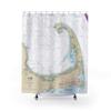 Cape Cod Bay Chart Shower Curtains (13246), 71 x 74 view 1
