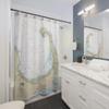Cape Cod Bay Chart Shower Curtains (13246), 71 x 74 view 2