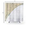 Garden City Beach, Murrells Inlet, Pawleys Inlet, Surfside Beach & Myrtle Beach Nautical Chart Shower Curtains, 71 x 74 view 3