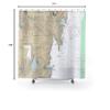 Camden Harbor Nautical Chart Shower Curtains, 71 x 74 view 3