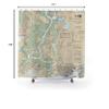 Annisquam River, Wingaersheek Beach & Blynman Bridge Chart Shower Curtains, 71 x 74 view 3