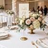 HOHIYA 12 Pack Gold Table Number Holders 12 Inch Metal Place Card Holders for Wedding Reception Table Numbers Photo Menu Display Sturdy Steel Base,Elegant Party & Restaurant Decor view 2