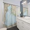 Lake St Clair Nautical Chart Shower Curtains, 71 x 74 view 2