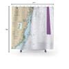 Barnegat Bay Nautical Chart Shower Curtains, 71 x 74 view 3