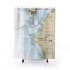 Anna Maria Island & St Pete Nautical Chart Shower Curtains, 71 x 74 view 1