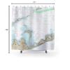 Block Island Sound Gardners Bay Nautical Chart Shower Curtains, 71 x 74 view 3