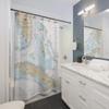 Bahamas, Cuba & Straights of Florida Nautical Chart Shower Curtains, 71 x 74 view 2
