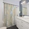 Bath Maine Nautical Chart Shower Curtains, 71 x 74 view 2