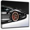Black Lambo Sian Close-Up Wall Art Decor Picture Painting Poster Print on Canvas Panels Pieces - Sport Car Theme Wall Decoration Set - Sportcar Wall Picture for Showroom Office 17 by 30 in view 1
