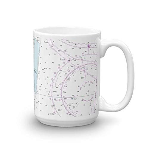 Chart Mugs Mantoloking North Barnegat Bay, 15oz - NOAA Nautical Charts