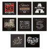 Display of 40 Basic Screenprinted Patches for Ironing - REF.6464 view 1
