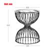 Coffee Tables WFF Mini Living Room Marble Metal Side Table, Small Round, Bedside Table, Living Room, Bedroom-50cm * 50cm * 61cm view 3