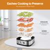 OSTBA Food Dehydrator, Dehydrator for Food and Jerky, Fruits, Herbs, Veggies, Temperature Control Electric Food Dryer Machine, 5 BPA-Free Trays Dishwasher Safe, 240W, Recipe Book Included view 4