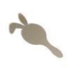 Bunny Rabbit Hand Held Mirror, Engraved, Shatterproof Acrylic, 10 X 4 view 1