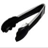 96 9" Black Heavy Duty Scalloped Plastic Food Service Tongs Disposable Food Tongs long tong Salad tongs Serving tongs Ice tongs Bbq tongs Catering Utility Tong High Heat Plastic Tongs Candy tongs Bulk view 1