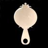 Round Hand Held Mirror, 10 X 4 In, Engraved, Arts & Crafts Acrylic view 2