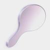 Oval Hand Held Mirror - Engraved - 10 X 4 Inches - Acrylic view 1