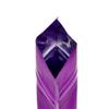 QQ Studio Pack of 100 Matte/Glossy Color Stand-Up Foil Resealable Zipper Pouches (3.3" x 5.1", Matte Purple) view 2