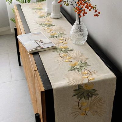 Table Runners AGYH Table Flag Modern Minimalist Classical TV Cabinet Table Coffee Table Cloth Embroidery Table mat 32 * 220cm (Size : 32 * 220cm)